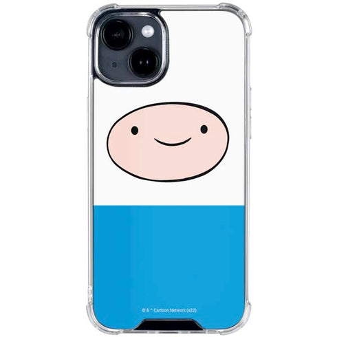 Adult Swim Adventure Time Finn Mertens iPhone 15 Clear Case